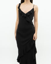 Load image into Gallery viewer, PARK &amp; FIFTH x Black Ruffle Dress (XXS, XS)