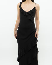 Load image into Gallery viewer, PARK &amp; FIFTH x Black Ruffle Dress (XXS, XS)