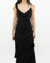 Load image into Gallery viewer, PARK &amp; FIFTH x Black Ruffle Dress (XXS, XS)