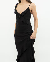 Load image into Gallery viewer, PARK &amp; FIFTH x Black Ruffle Dress (XXS, XS)