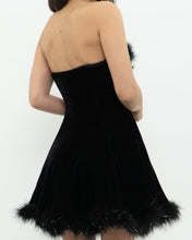 Load image into Gallery viewer, Vintage x Fur Trimmed Tube Dress (M)