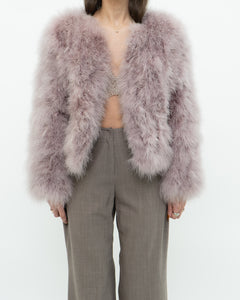 Modern x Blush Cropped Fur Coat (XS-M)