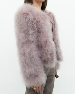 Modern x Blush Cropped Fur Coat (XS-M)