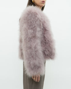 Modern x Blush Cropped Fur Coat (XS-M)