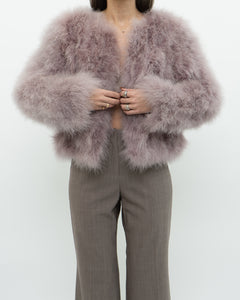 Modern x Blush Cropped Fur Coat (XS-M)