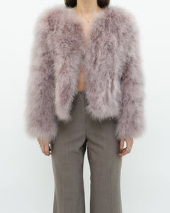 Modern x Blush Cropped Fur Coat (XS-M)