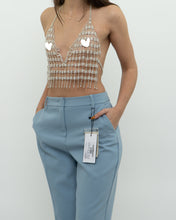 Load image into Gallery viewer, NATASHA x Metallic Rhinestone Bra Top (S-L)