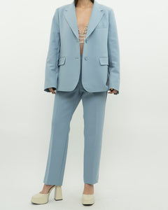 MAXMARA WEEKEND x Deadstock x Light Blue Blazer Set (L)