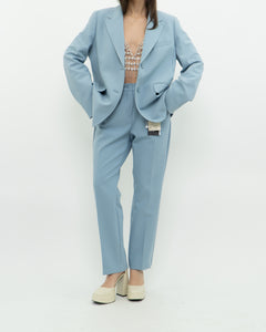 MAXMARA WEEKEND x Deadstock x Light Blue Blazer Set (L)