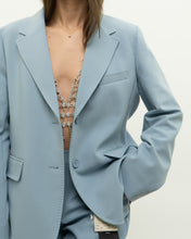 Load image into Gallery viewer, MAXMARA WEEKEND x Deadstock x Light Blue Blazer Set (L)