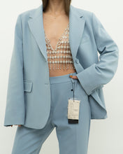 Load image into Gallery viewer, MAXMARA WEEKEND x Deadstock x Light Blue Blazer Set (L)