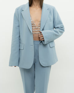 MAXMARA WEEKEND x Deadstock x Light Blue Blazer Set (L)