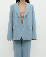 Load image into Gallery viewer, MAXMARA WEEKEND x Deadstock x Light Blue Blazer Set (L)