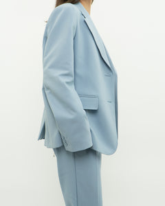 MAXMARA WEEKEND x Deadstock x Light Blue Blazer Set (L)