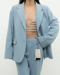 MAXMARA WEEKEND x Deadstock x Light Blue Blazer Set (L)