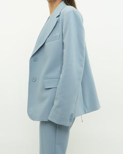 MAXMARA WEEKEND x Deadstock x Light Blue Blazer Set (L)