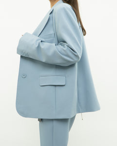 MAXMARA WEEKEND x Deadstock x Light Blue Blazer Set (L)