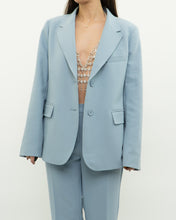 Load image into Gallery viewer, MAXMARA WEEKEND x Deadstock x Light Blue Blazer Set (L)