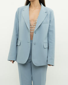 MAXMARA WEEKEND x Deadstock x Light Blue Blazer Set (L)