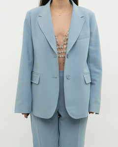 MAXMARA WEEKEND x Deadstock x Light Blue Blazer Set (L)