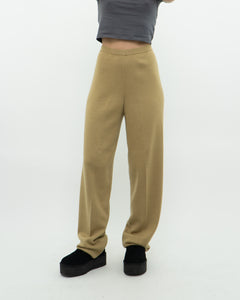 Vintage x Gold Wool-Blend Knit Pants (M)