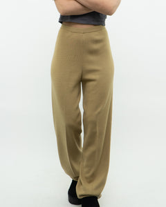 Vintage x Gold Wool-Blend Knit Pants (M)