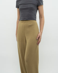 Vintage x Gold Wool-Blend Knit Pants (M)