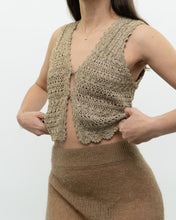 Load image into Gallery viewer, Modern x Heather Gold Knit Vest (S)