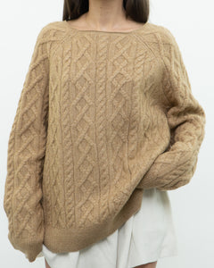 Modern x Camel Acrylic Knit Sweater (2XL)