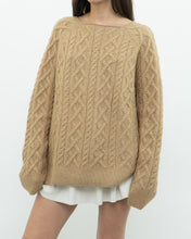 Load image into Gallery viewer, Modern x Camel Acrylic Knit Sweater (2XL)