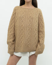 Load image into Gallery viewer, Modern x Camel Acrylic Knit Sweater (2XL)