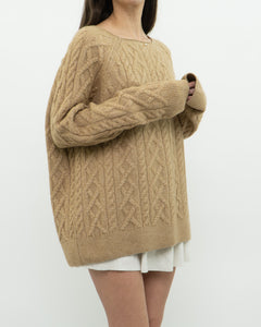 Modern x Camel Acrylic Knit Sweater (2XL)