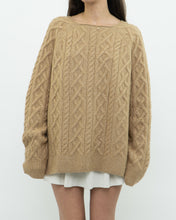 Load image into Gallery viewer, Modern x Camel Acrylic Knit Sweater (2XL)