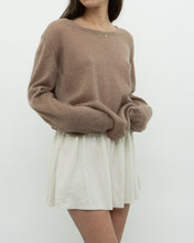 Load image into Gallery viewer, Modern x Made in Italy x Light Brown Mohair-blend Sweater (XS-XL)