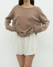 Load image into Gallery viewer, Modern x Made in Italy x Light Brown Mohair-blend Sweater (XS-XL)