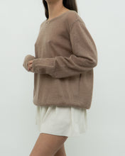 Load image into Gallery viewer, Modern x Made in Italy x Light Brown Mohair-blend Sweater (XS-XL)