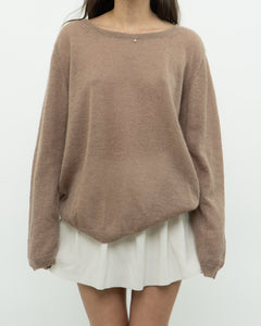 Modern x Made in Italy x Light Brown Mohair-blend Sweater (XS-XL)