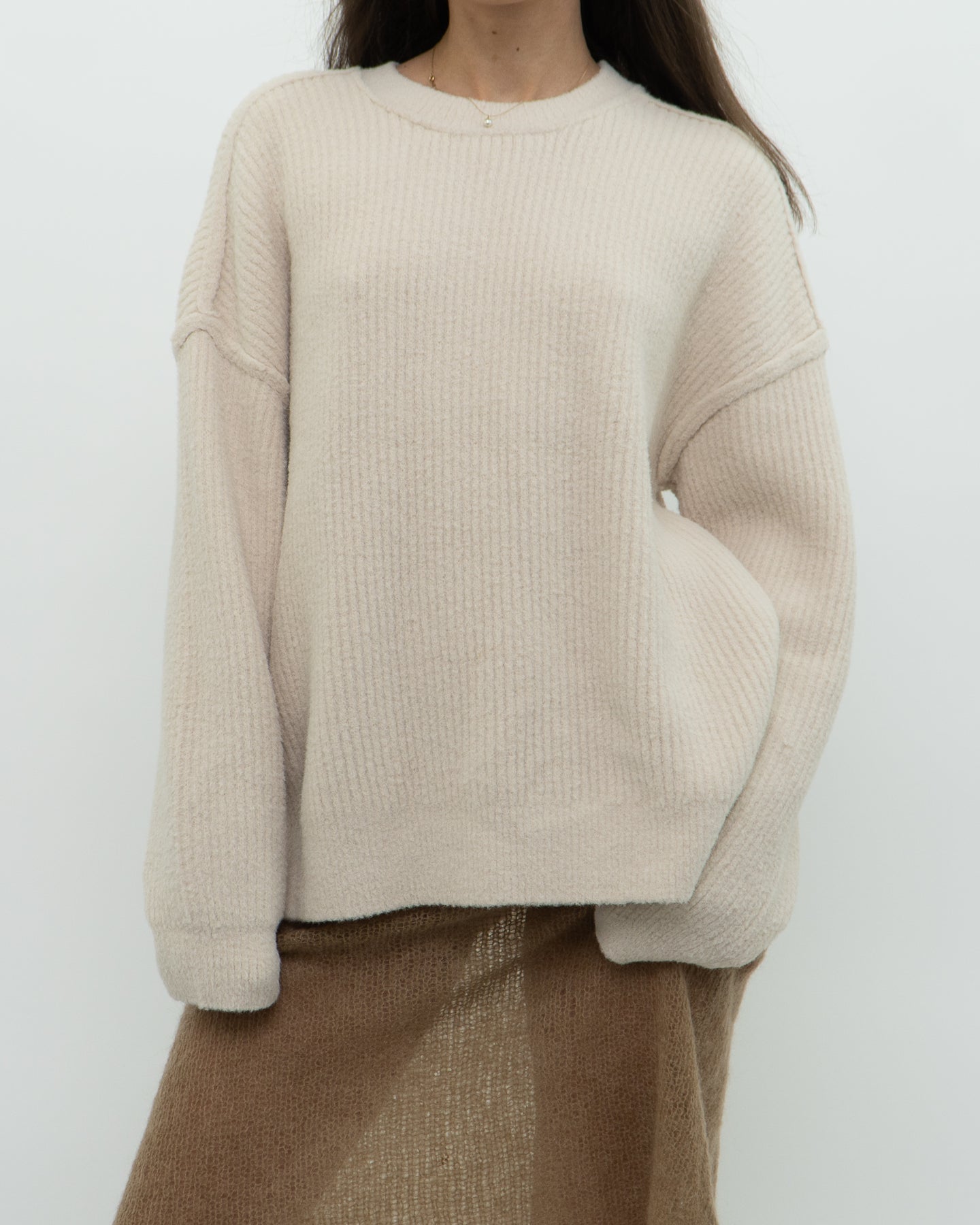 GENTLE FAWN x Light Pink Super Cozy Knit Sweater (XS-L)