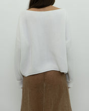 Load image into Gallery viewer, FRENCH CONNECTION x White Knit Sweater (XS-M)