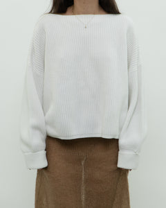 FRENCH CONNECTION x White Knit Sweater (XS-M)