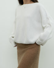 Load image into Gallery viewer, FRENCH CONNECTION x White Knit Sweater (XS-M)