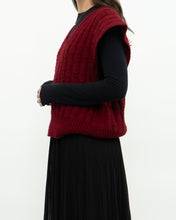 Load image into Gallery viewer, Vintage x Handmade Chunky Reed Knit Vest (M, L)