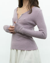 Load image into Gallery viewer, FREE PEOPLE x Lilac Ribbed Knit Top (S, M)