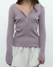 Load image into Gallery viewer, FREE PEOPLE x Lilac Ribbed Knit Top (S, M)