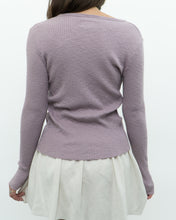 Load image into Gallery viewer, FREE PEOPLE x Lilac Ribbed Knit Top (S, M)