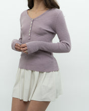 Load image into Gallery viewer, FREE PEOPLE x Lilac Ribbed Knit Top (S, M)