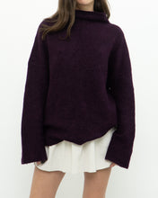 Load image into Gallery viewer, Modern x Purple Alpaca, Wool Blend Knit Turtleneck (XS-L)