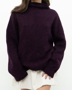 Modern x Purple Alpaca, Wool Blend Knit Turtleneck (XS-L)