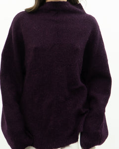 Modern x Purple Alpaca, Wool Blend Knit Turtleneck (XS-L)