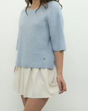 Load image into Gallery viewer, MOS MOSH x Light Blue Alpaca-Blend Knit Short Sleeve (XS-M)